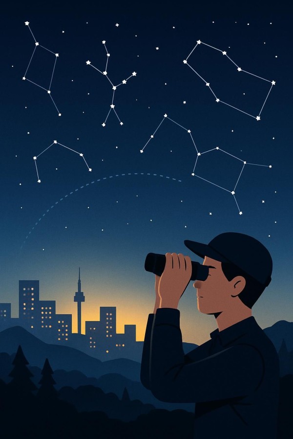 별 관측 이미지