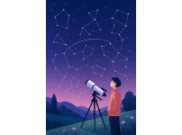 봄철대곡선이 펼쳐지는 밤하늘 풍경